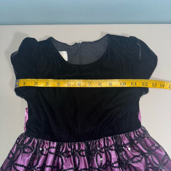 Cinderella Couture Girls 6 Dress Special Occasions Formal Velvet Sequins Party - Picture 6 of 10